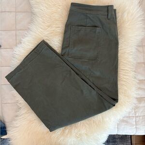 MARKET & SPRUCE HIGH RISE WIDE LEG CROP PANT